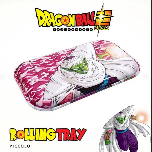 Premium metal Rolling Tray XL with colorful multi-design pattern from Certified Puffs, ideal for smoking accessories.