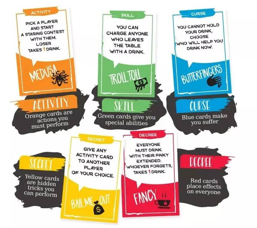 Certified Puffs Sotally Tober Fun Drinking Game for Adults, featuring colorful cards and game components for party entertainment.