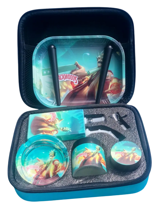 Gift Set 6IN1 Rick & Morty Bong Set Certified Puffs