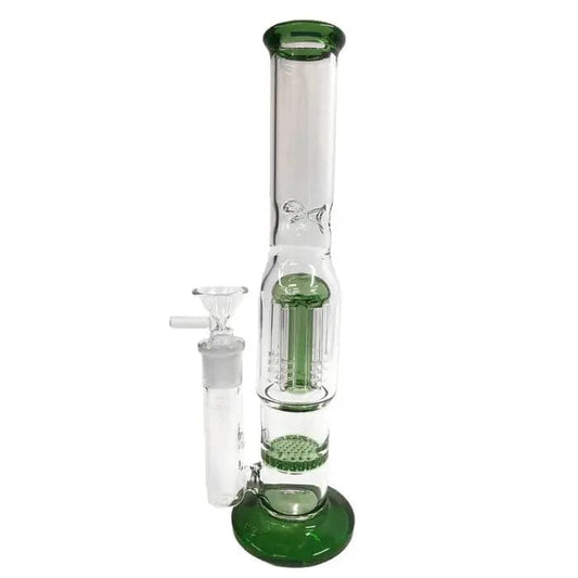 Certified Puffs mushroom-shaped glass water pipe bong with a unique design for smoking relaxation.