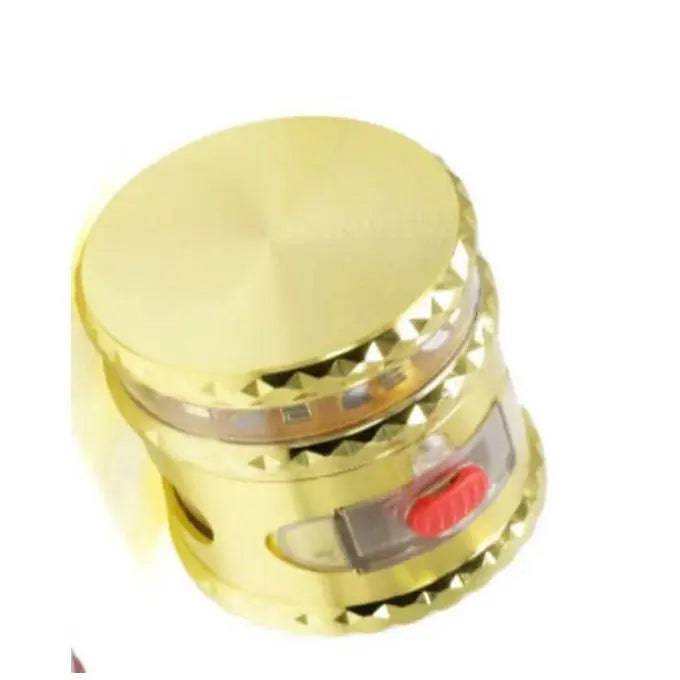 Certified Puffs heavy-duty herb grinder, 63mm metal grinder with side opening, ideal for grinding herbs and spices.