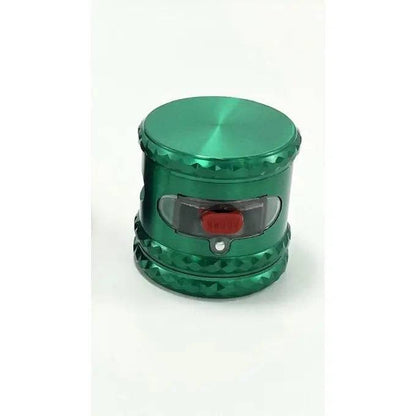 Certified Puffs heavy duty herb grinder, 63mm metal grinder with side opening, ideal for herbs and spices.
