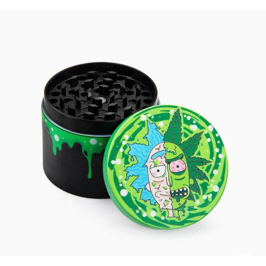 Rick and Morty Toxic Grinder 50mm – 4-Piece Metal Herb Grinder with Kief Catcher | Buy Online Kenya Certified Puffs