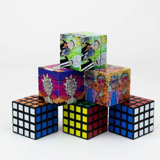 Cartoon Cube Herb Grinder 4-Part – Rick & Morty Edition Certified Puffs