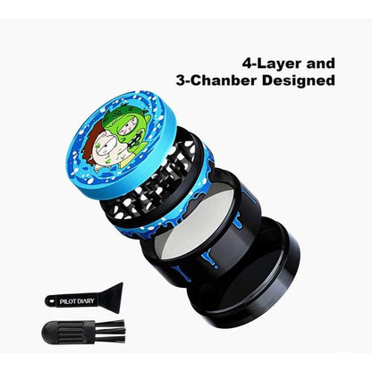 Herb Grinder Rick And Morty Certified Puffs
