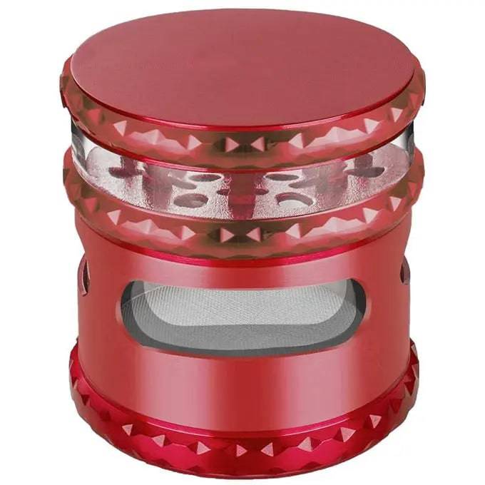 Certified Puffs heavy duty herb grinder, 63mm metal grinder with side opening, suitable for premium herb grinding in Kenya.