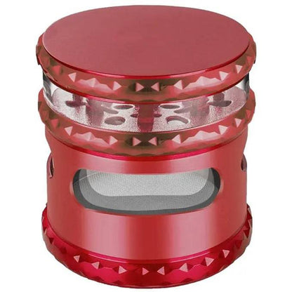 Certified Puffs heavy duty herb grinder, 63mm metal grinder with side opening, suitable for premium herb grinding in Kenya.
