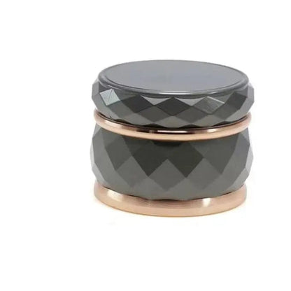 Certified Puffs Classic Herb Grinder, 63mm premium metal grinder with textured surface for easy grinding, Kenya-made.
