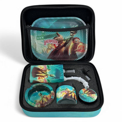 Gift Set  6IN1 Rick & Morty Bong Set Certified Puffs