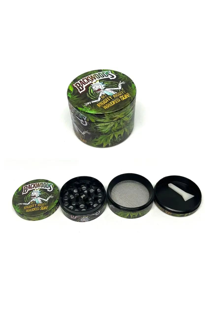 Six-piece gift set in a tin box from Certified Puffs, featuring assorted treats arranged neatly inside the stylish packaging.