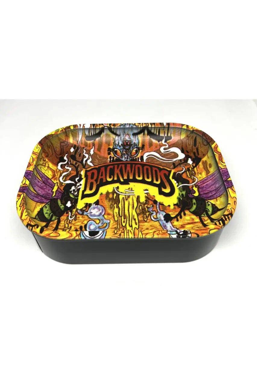 Six-piece gift set of tin box chocolates from Certified Puffs, featuring colorful decorative tins and assorted sweet treats inside.