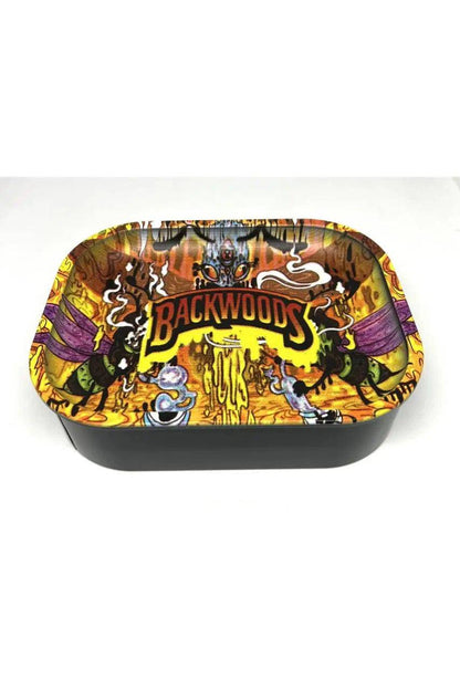 Six-piece gift set of tin box chocolates from Certified Puffs, featuring colorful decorative tins and assorted sweet treats inside.