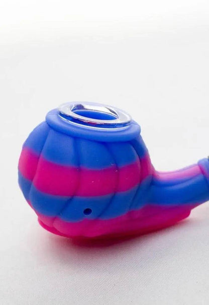 Certified Puffs Sherlock Tobacco Pipe with a classic glass bowl, designed for smooth smoking experiences.