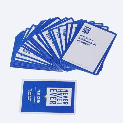 Certified Puffs Never Have I Ever adult party card game with colorful cards for drinking fun and socializing.