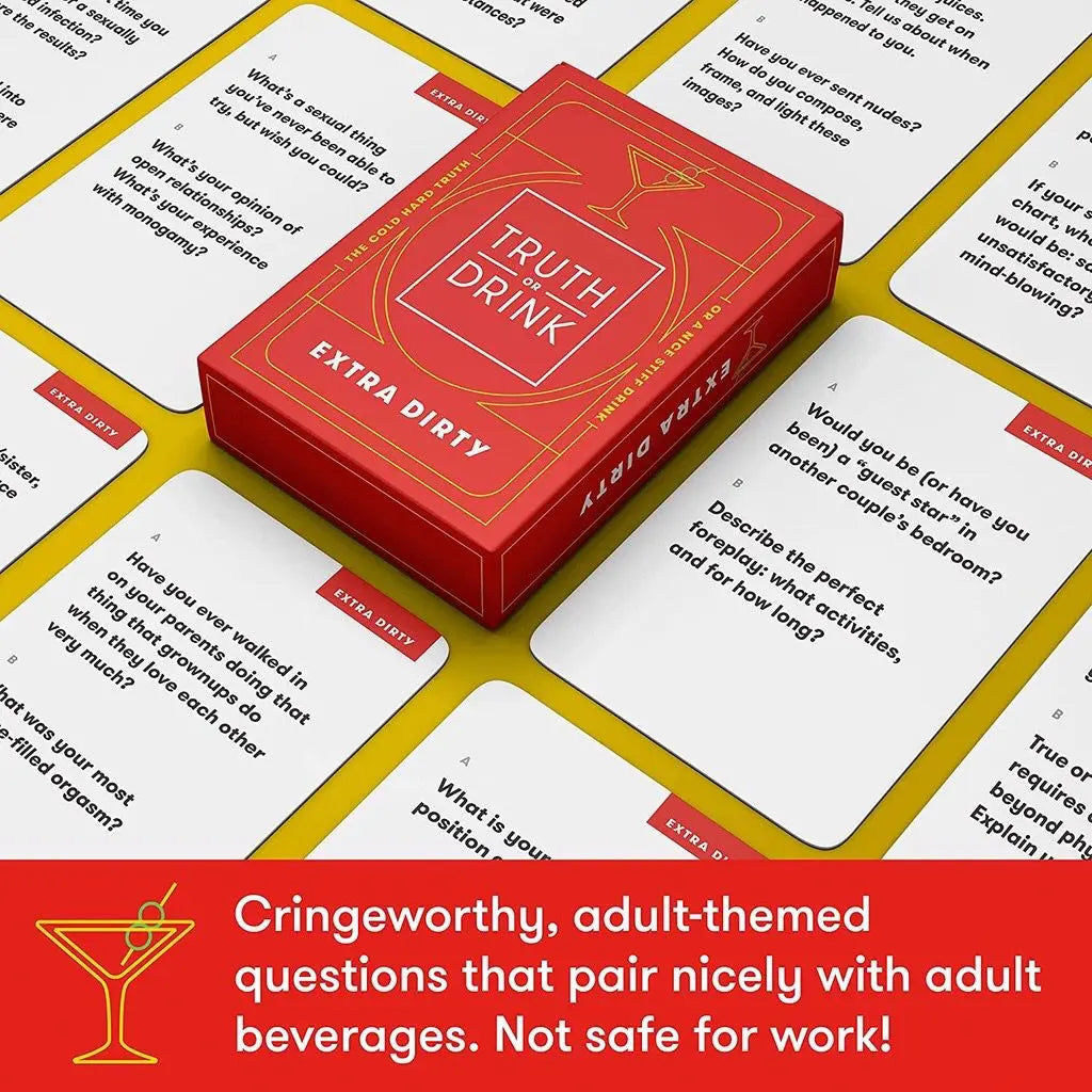 Truth or Drink Card Game - Adult Party Drinking Game Certified Puffs