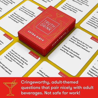 Truth or Drink Card Game - Adult Party Drinking Game Certified Puffs