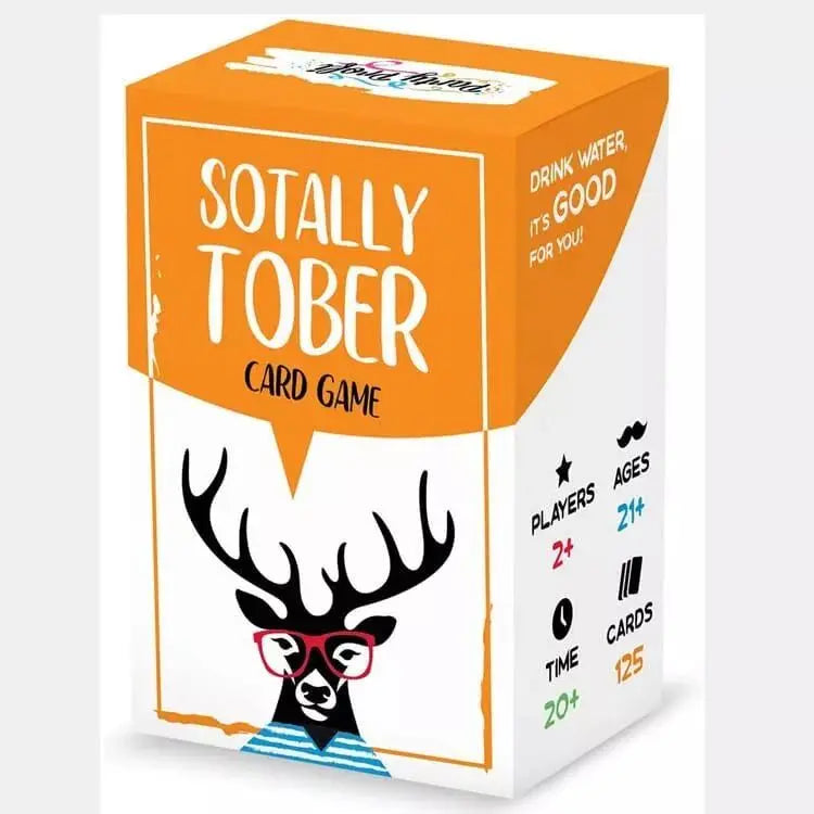 Sotally Tober Fun Drinking Game - Adult Party Card Game Certified Puffs