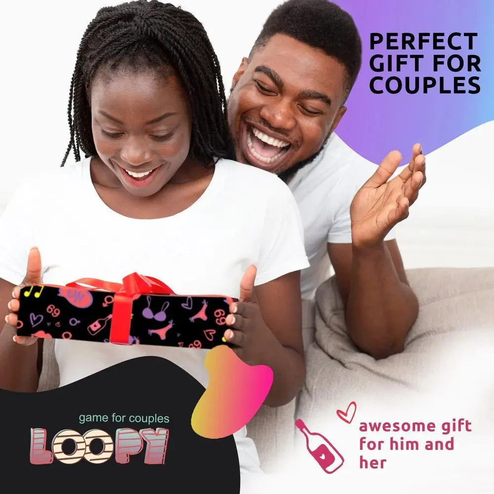 Loopy Game For Couples - Romantic Card Game Date Night Certified Puffs