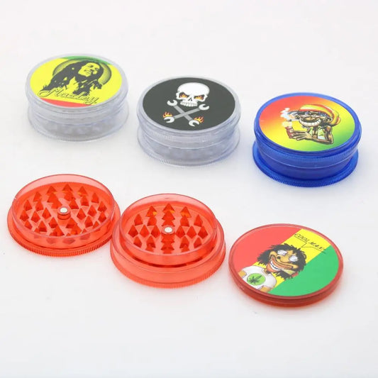 Plastic grinders 60mm herbs Certified Puffs