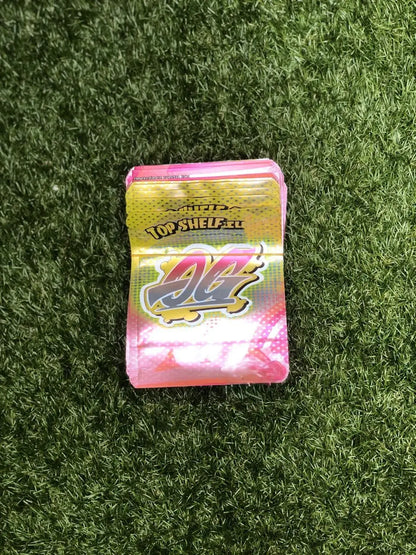 3.5g Smell Proof Ziplock Bags - 100pcs Pack Certified Puffs