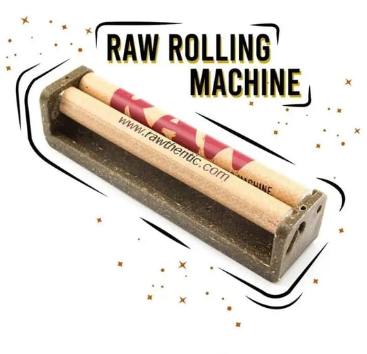 Raw Natural Hemp Rolling Machine King Size - Authentic Raw Roller Certified Puffs