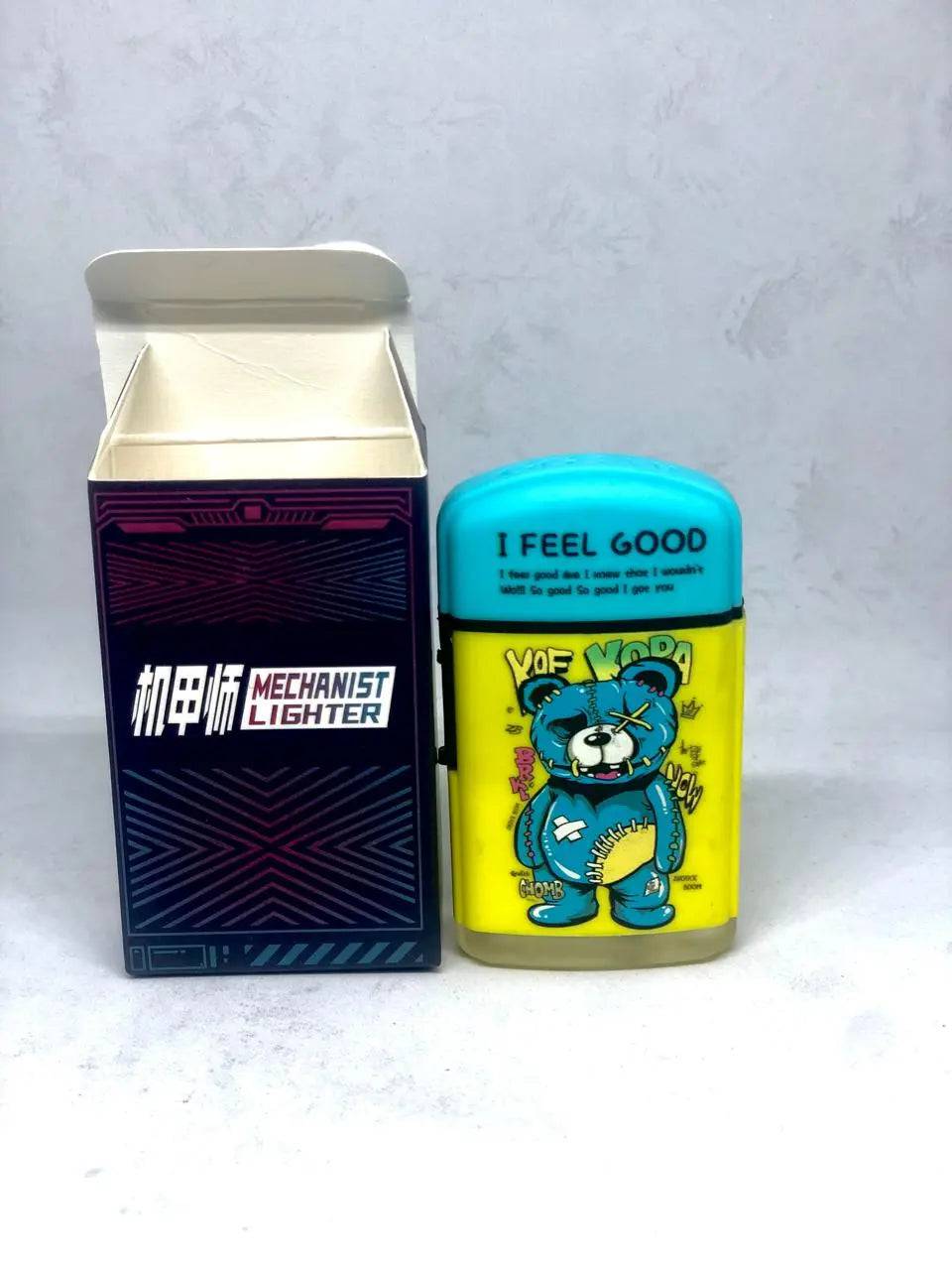 Certified Puffs Zengaz refillable butane lighter with a sleek design, compact and easy to use for everyday lighting needs.
