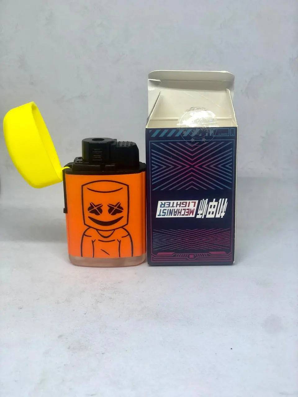 Refillable butane lighter from Certified Puffs with a sleek design, shown in a close-up image.