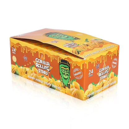 Flavored Rolling Papers 1 1/4 - Organic Mango Cherry Watermelon Certified Puffs