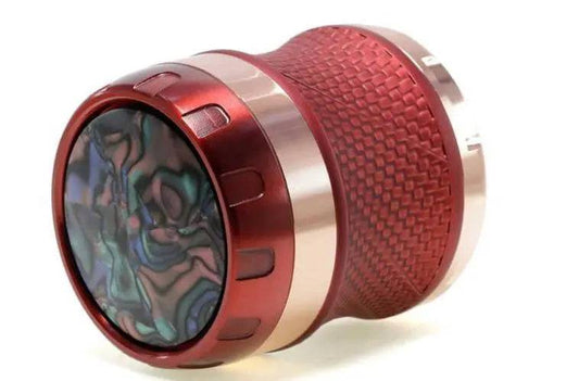 Large 63mm Certified Puffs metal herb grinder with four pieces, showcasing the durable, premium design and textured grinding surface.