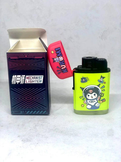 Certified Puffs Zengaz refillable butane lighter with a sleek metal body and ergonomic design, suitable for lighting cigars and candles.