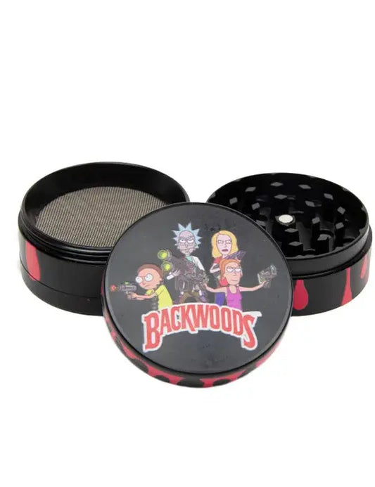 Rick and Morty Herb Grinder - Premium 4 Piece Metal Grinder Certified Puffs